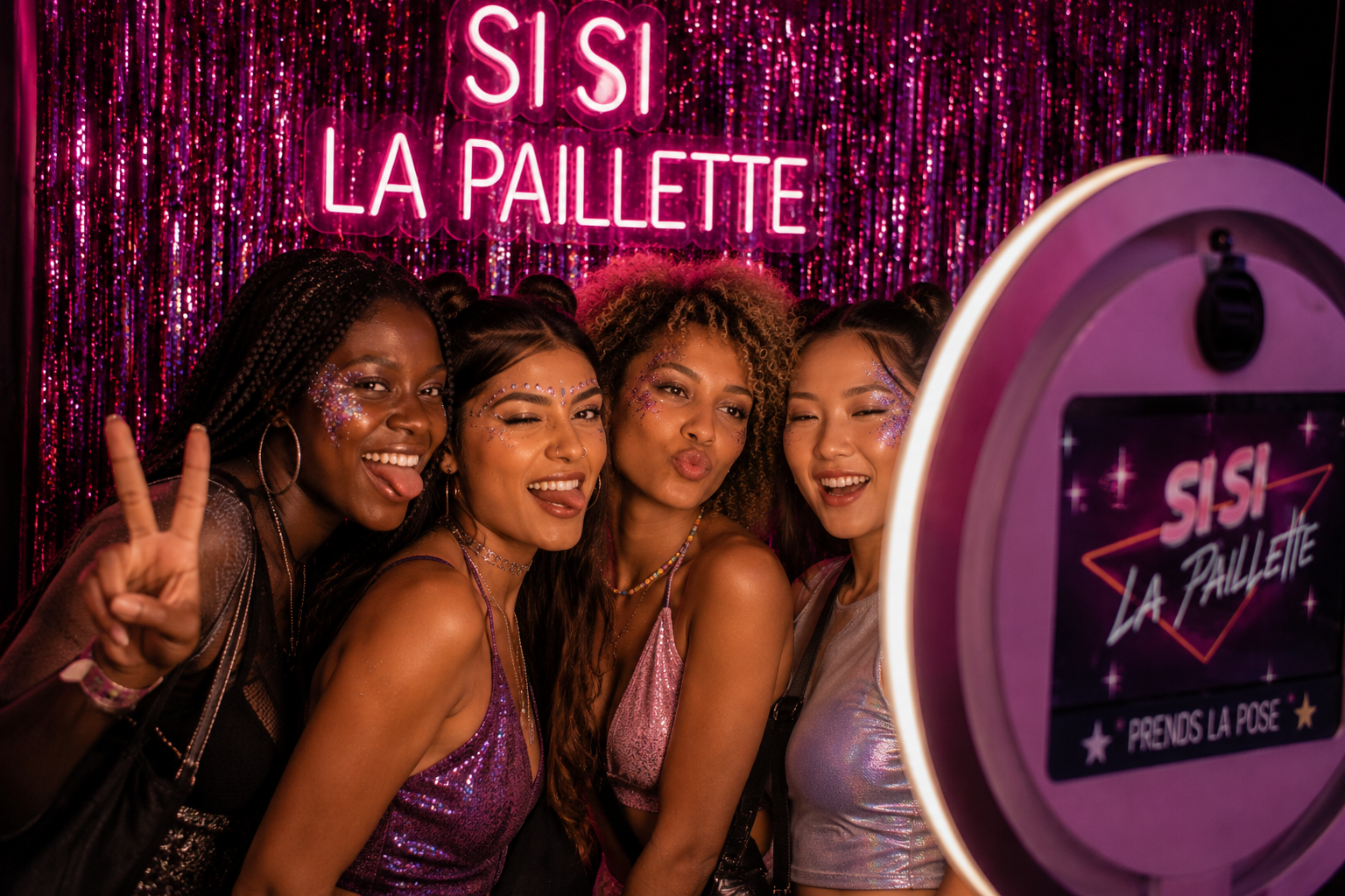 Sisi La Paillette photobooth